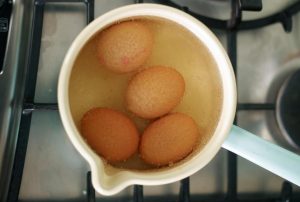 boiling eggs