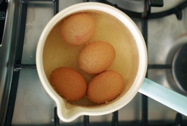 boiling eggs