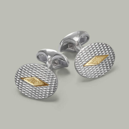 CHEQUERED CUFFLINKS