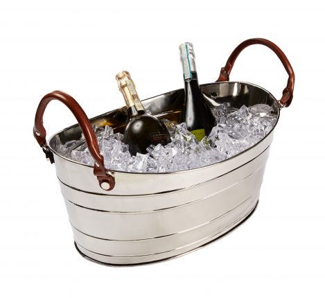 A silver champagne bath - the ultimate Christmas gift for the home
