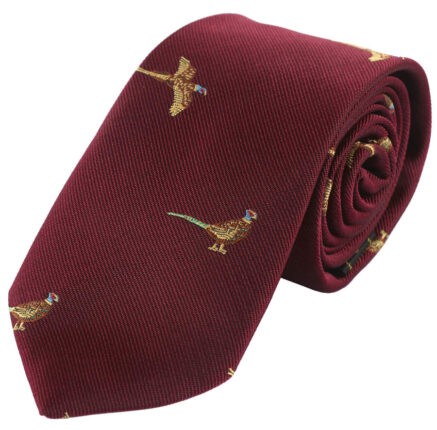 children's pheasant design tie