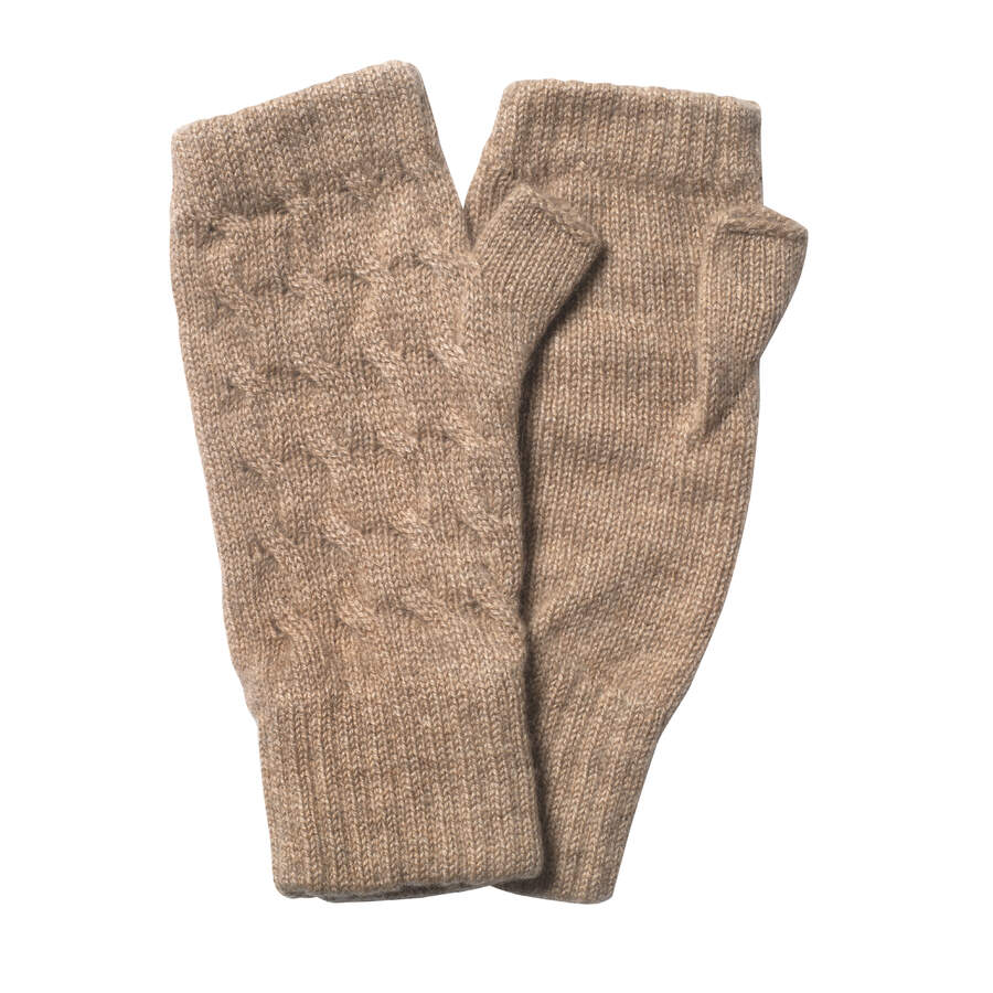 cashmere fingerless gloves 
