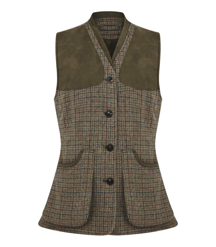 tweed gilet from Purdey 
