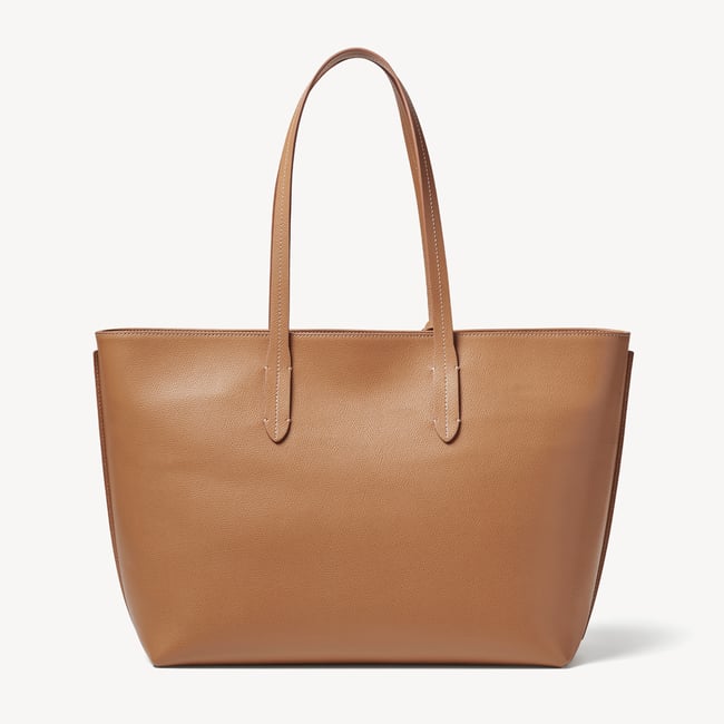 tan leather handbag