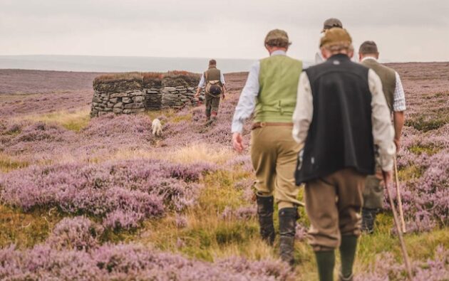 grouse shooting wearing shooting gilets