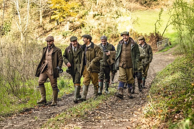men wearing gumboots