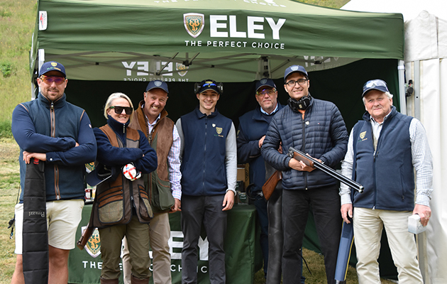 Eley Hawk team shooting clays