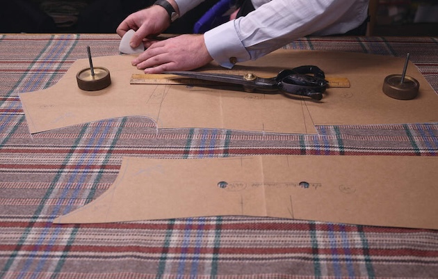 cutting estate tweeds