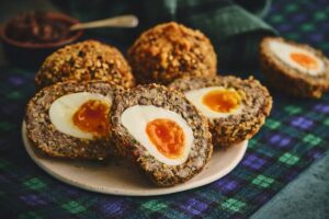 Haggis scotch egg