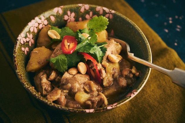 pheasant massaman curry