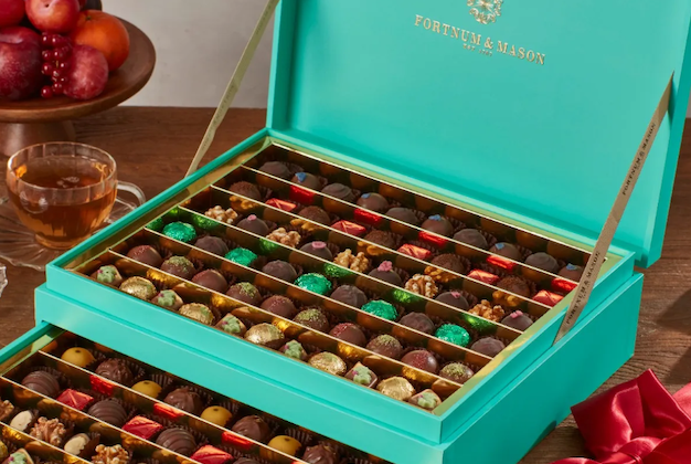 Fortnum and Mason Christmas chocolates 