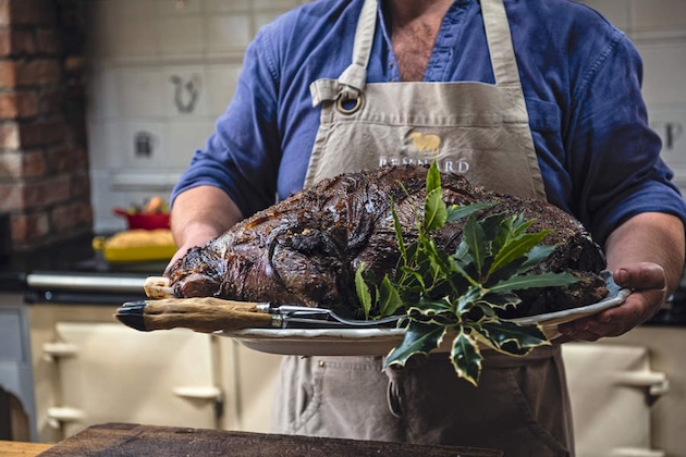 Cook with venison haunch