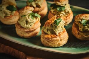Coronation pheasant vol au vents