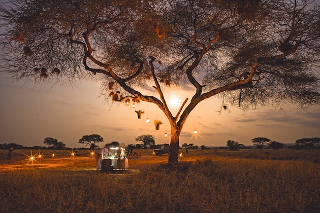 Sundowners at Lolkisale Camp
