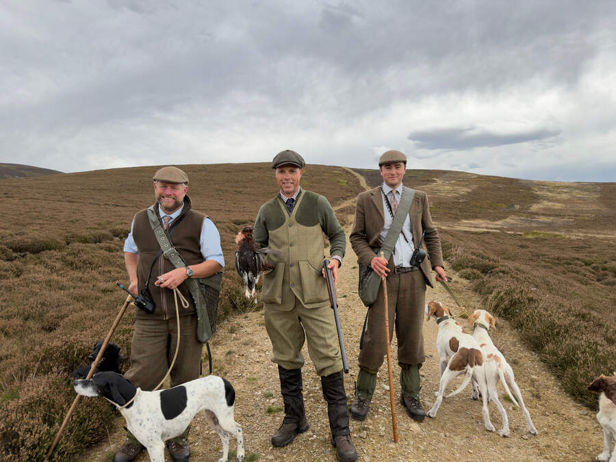 men on grouse moor