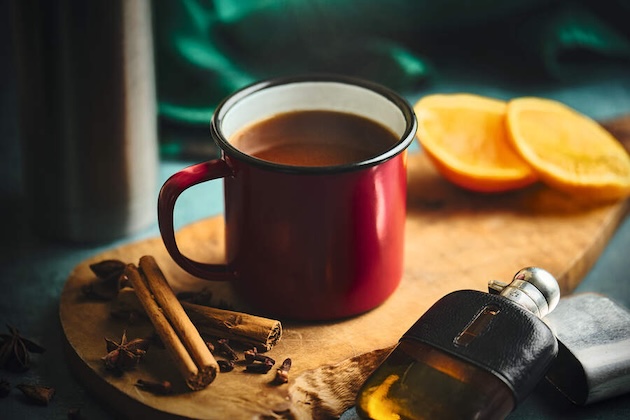 hot whisky cider and spice