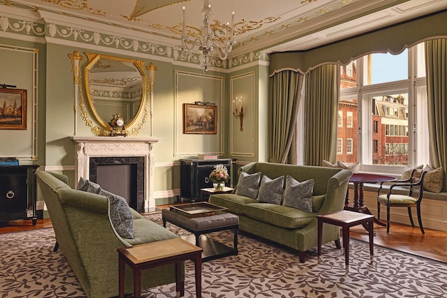 The Connaught hotel suite