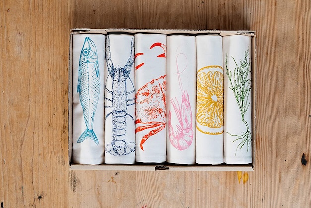 seafood napkin set