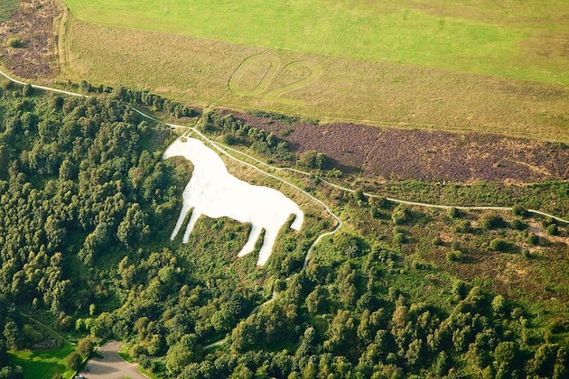 The Kilburn White Horse in North Yorkshire