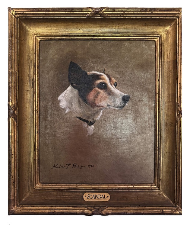 jack russell oil painting