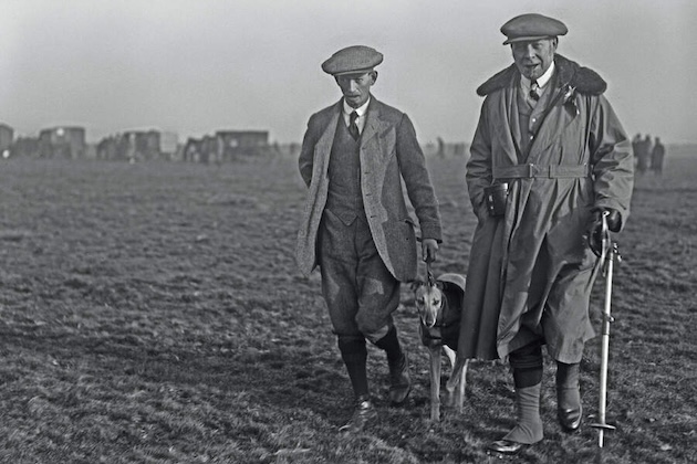 men with whippet