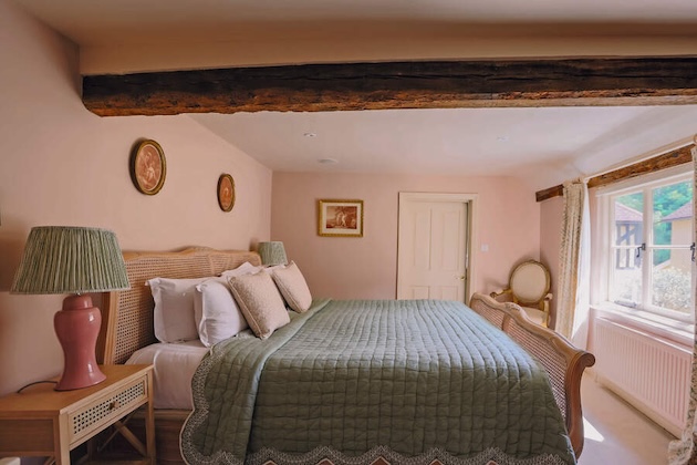 country bedroom at The Crown Bildeston