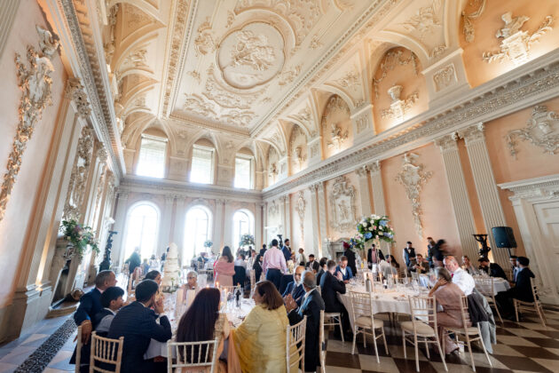 A wedding in the Great Hall at Ragley