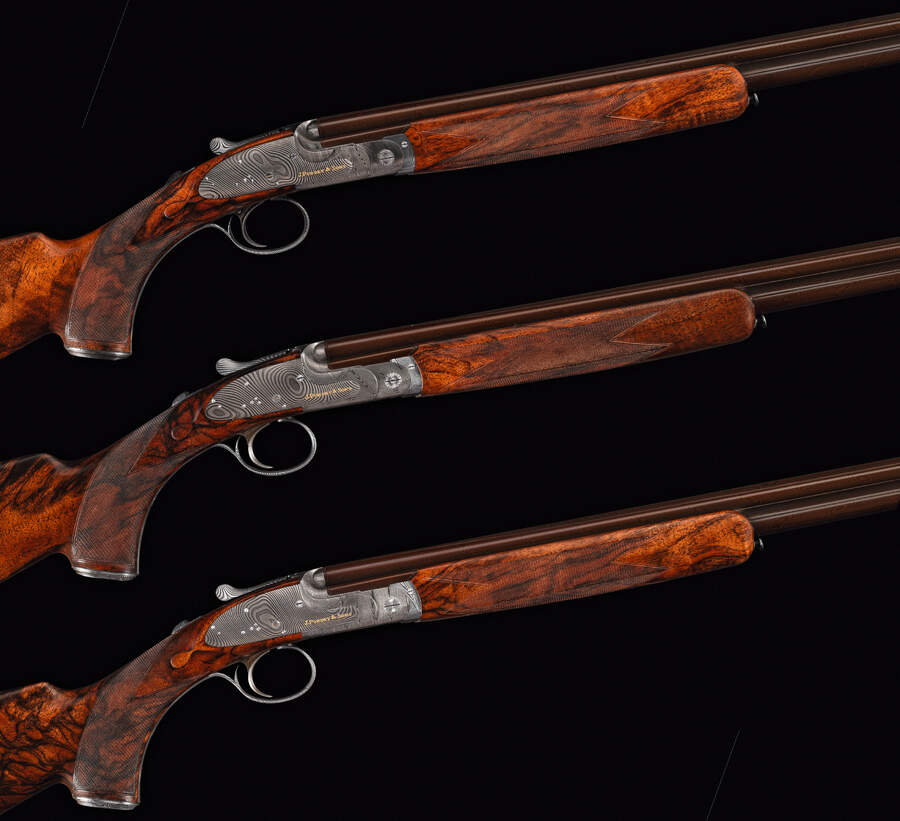 f Purdey .410-bore sidelock over-and-unders