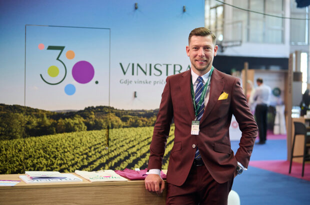 Vinistra president Luka Rossi