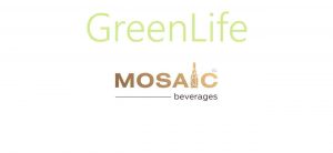 GreenLife and Mosaic Beverages logos