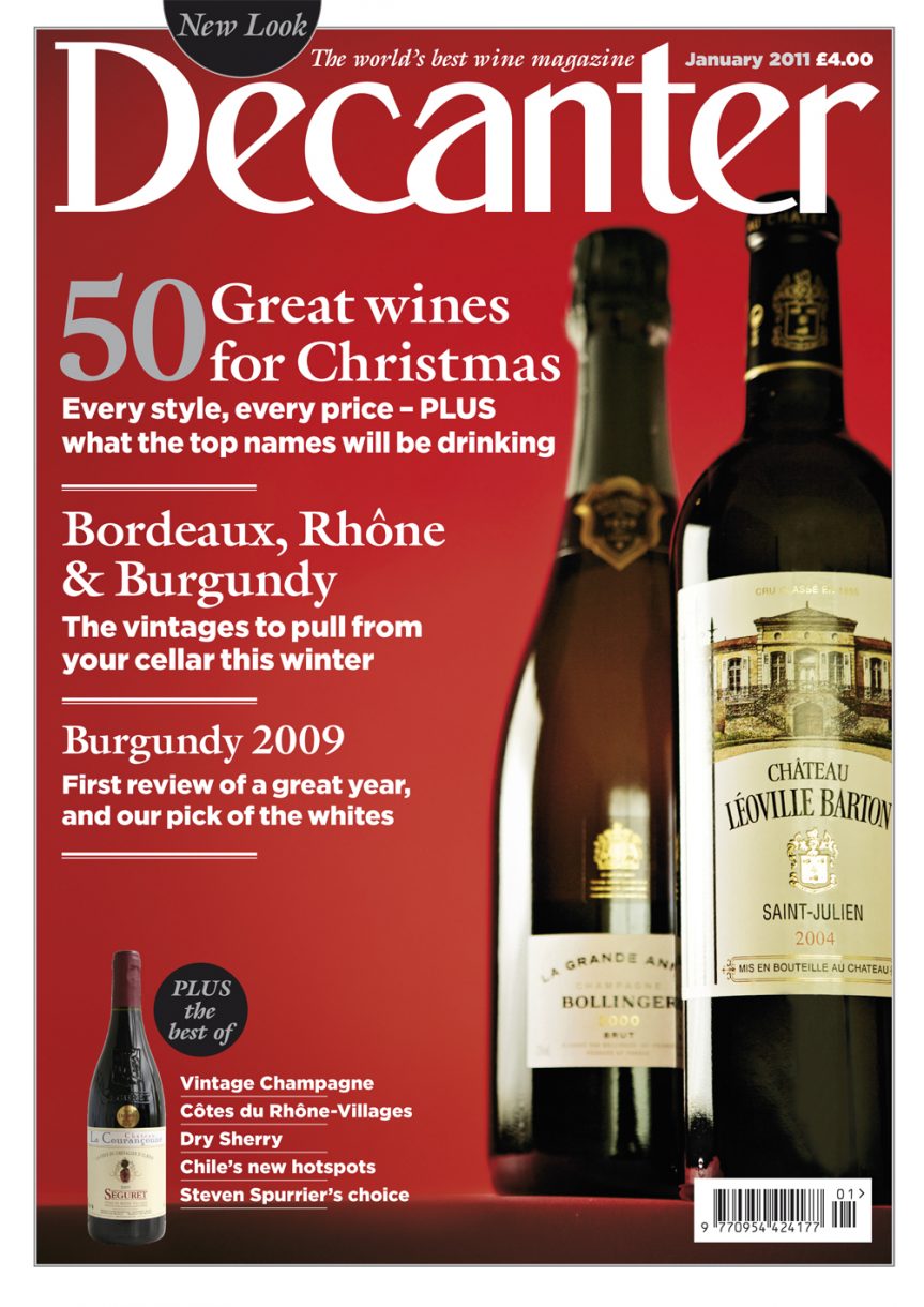 Decanter magazine relaunches for January 2011 Decanter