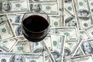 wine and money