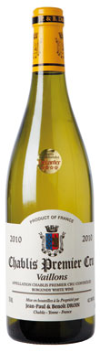 Chablis 2010, Dom J Pail & Benoit Droin Vaillons