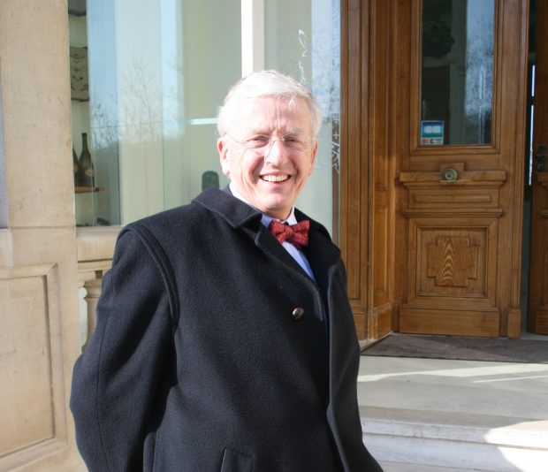 Outgoing Ayala president Herve Augustin