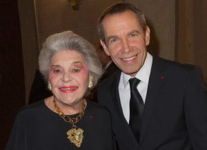 Jeff Koons and Philippine de Rothschild