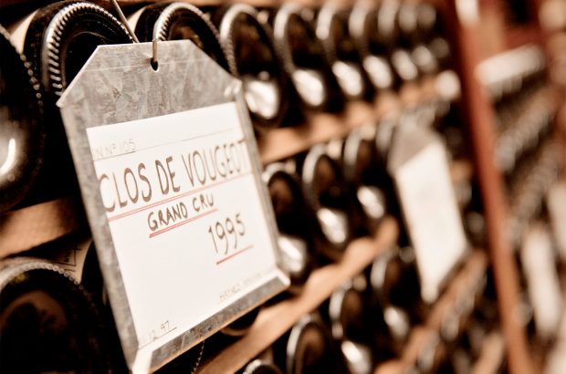 Clos de Vougeot in Government wine cellar