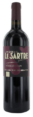 Graves red 2013, Pessac leognan red 2013, Chateau Le Sartre rouge 2013