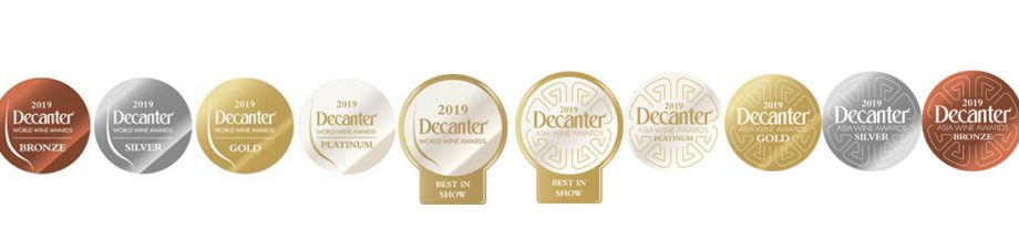 Decanter Medal Stickers
