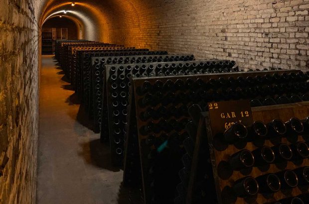 how to store champagne at home