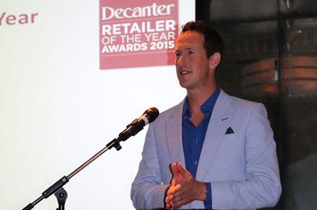 Peter Richards MW, Decanter Retailer Awards ceremony