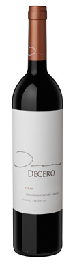 Decero, Syrah, Agrelo, Lujan de Cujo, Mendoza 2012