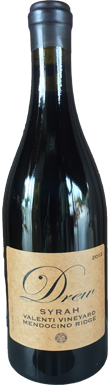 Drew Family, Valenti Ranch Syrah, Mendocino Ridge 2012