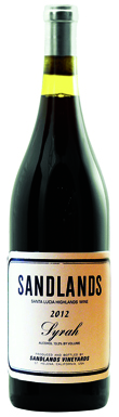Sandlands, Syrah, Santa Lucia Highlands 2012
