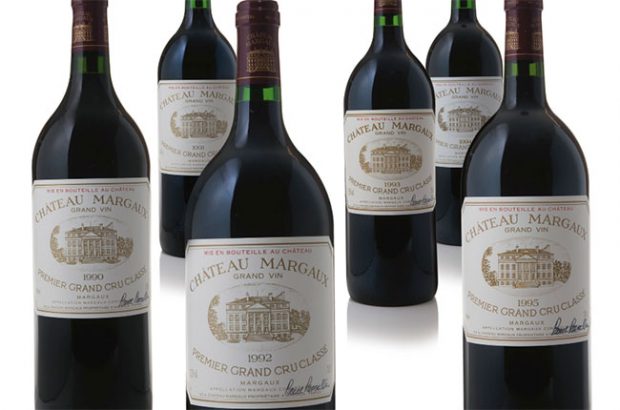 A Chateau Margaux auction, Sotheby's, New York.