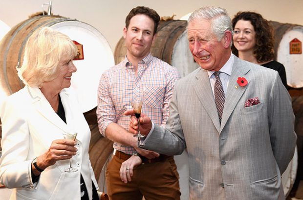 Prince Charles and Camilla tasting wine at Seppeltsefield Winery, Barossa