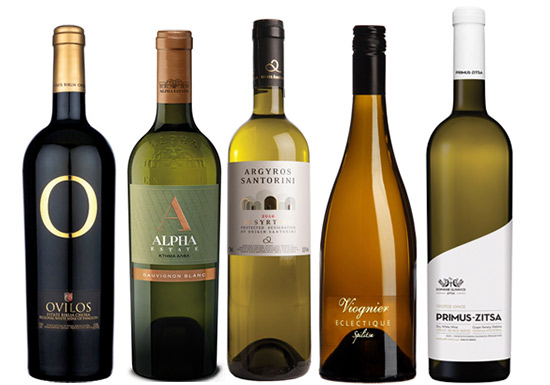 Greek white wines