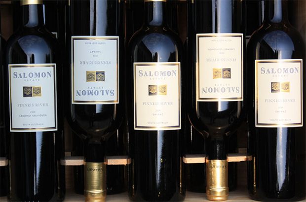 Salomon Wines from South Australia featured at the Australia Day London tasting in 2016.