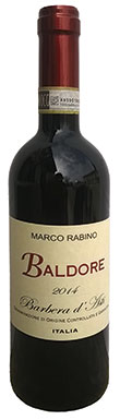 Marco Rabino, Baldore, Barbera d’Asti 2014
