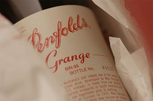 Penfolds grange, decanter
