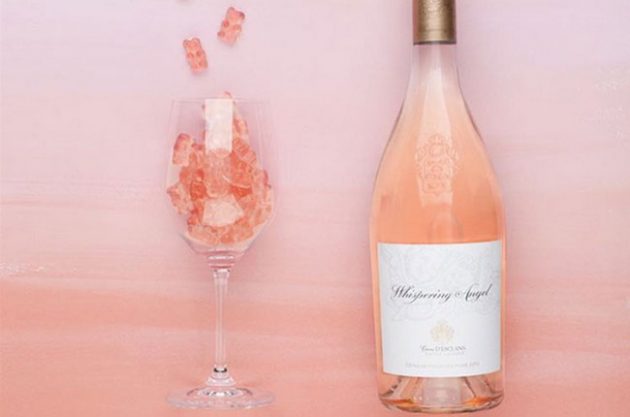 rosé gummy bears